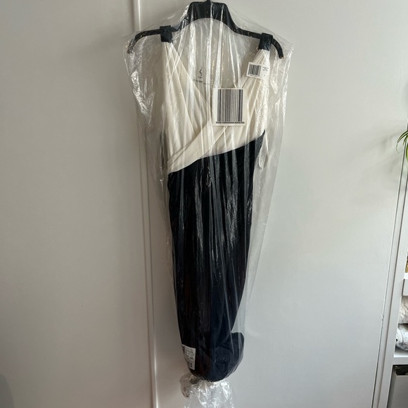 NWT - Ralph Lauren Black & White Evening Dress - Picture 2 of 9